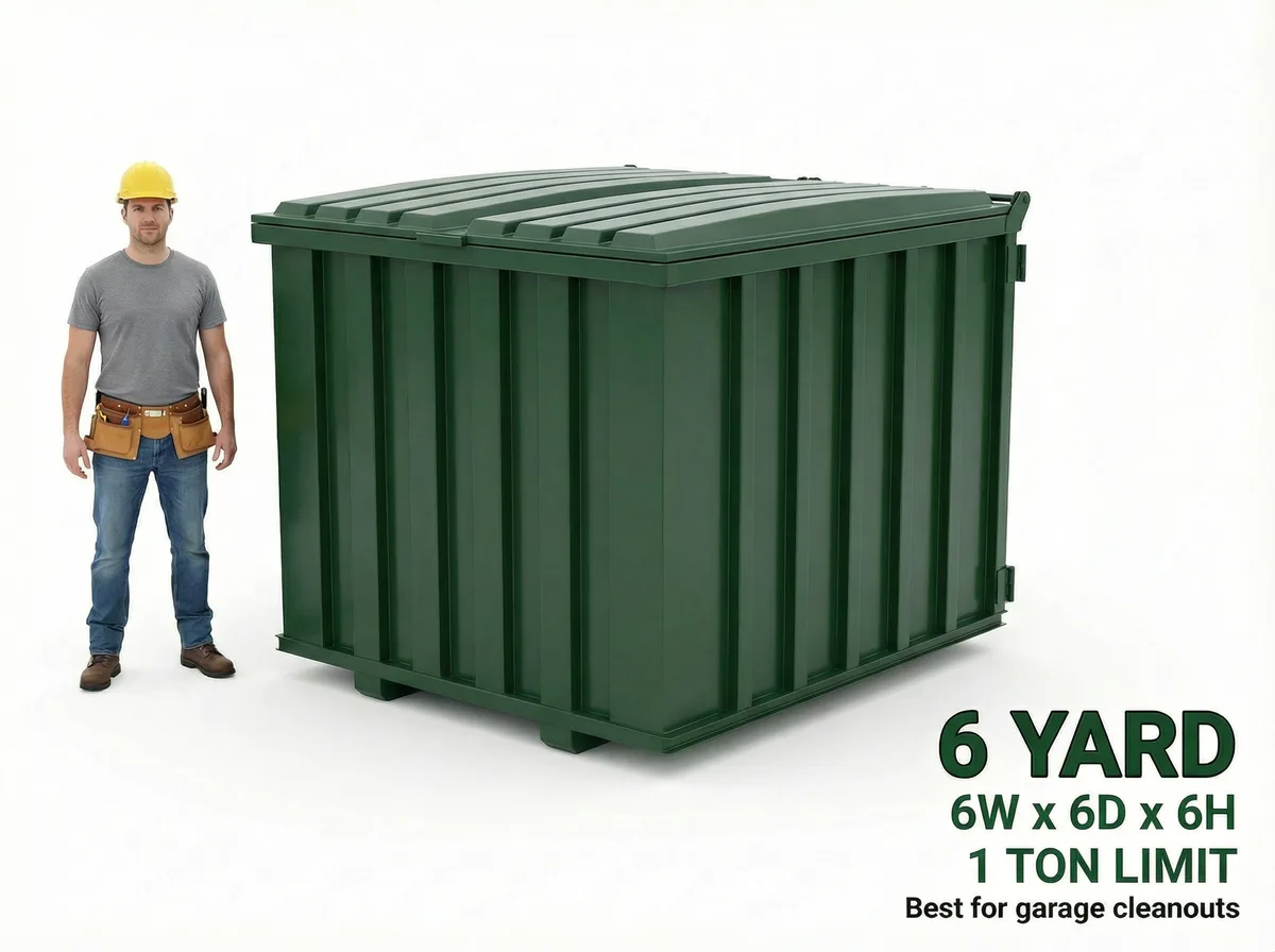 6 yard dumpster